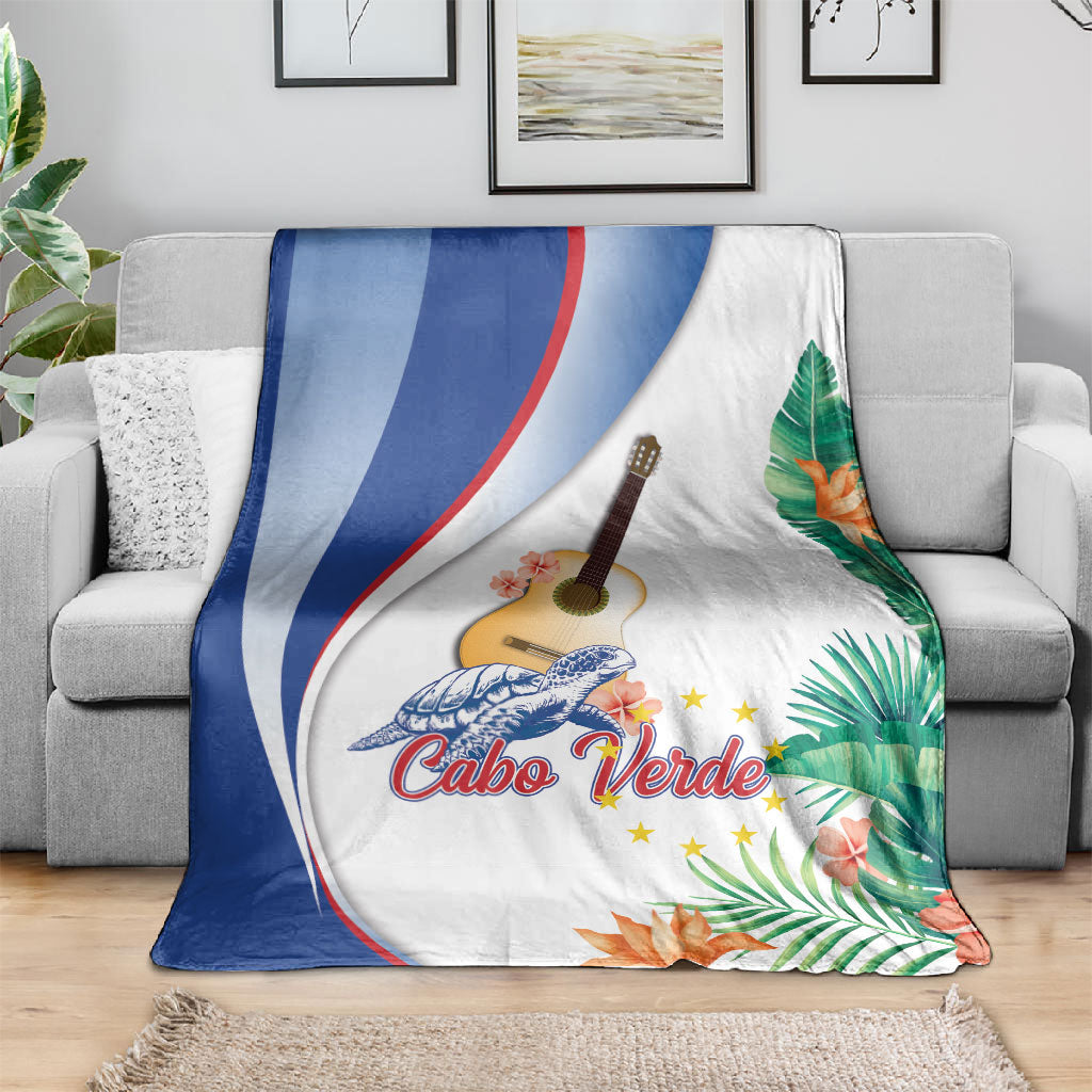 Cavaquinho Cabo Verde Blanket Cape Verdean Instrument Tropical Sea Turtle