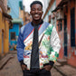 Cavaquinho Cabo Verde Bomber Jacket Cape Verdean Instrument Tropical Sea Turtle