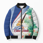 Cavaquinho Cabo Verde Bomber Puffer Jacket Cape Verdean Instrument Tropical Sea Turtle