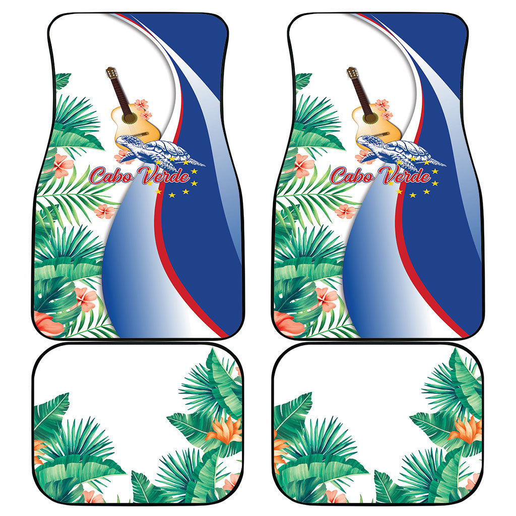Cavaquinho Cabo Verde Car Mats Cape Verdean Instrument Tropical Sea Turtle