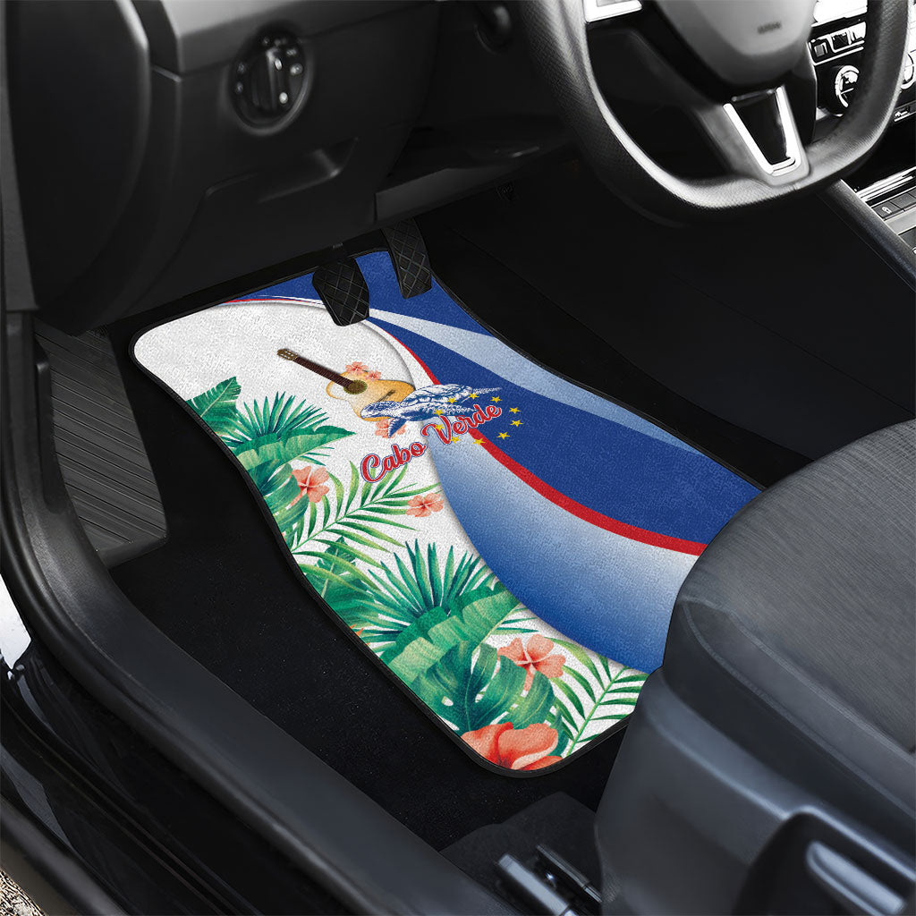 Cavaquinho Cabo Verde Car Mats Cape Verdean Instrument Tropical Sea Turtle
