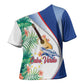 Cavaquinho Cabo Verde Cross Shoulder Shirt Cape Verdean Instrument Tropical Sea Turtle