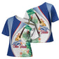 Cavaquinho Cabo Verde Cross Shoulder Shirt Cape Verdean Instrument Tropical Sea Turtle