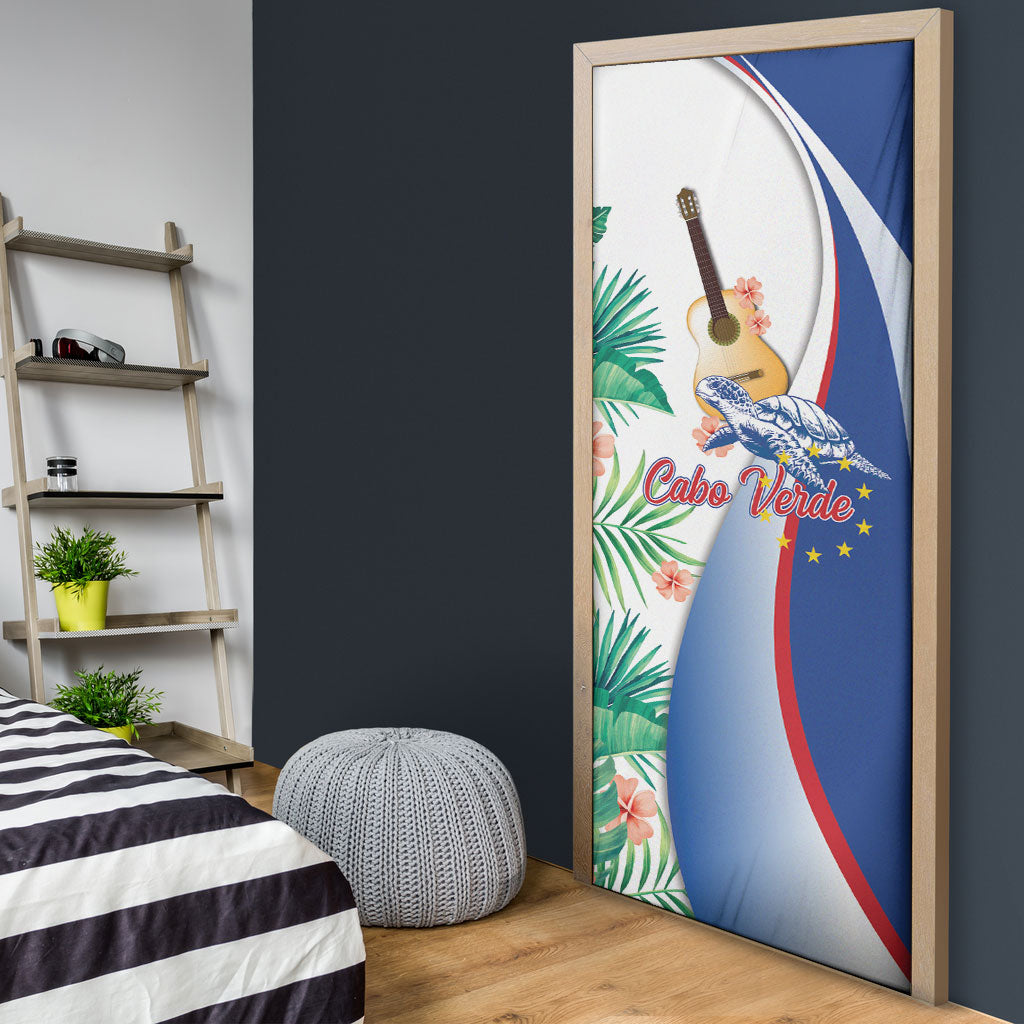 Cavaquinho Cabo Verde Door Cover Cape Verdean Instrument Tropical Sea Turtle