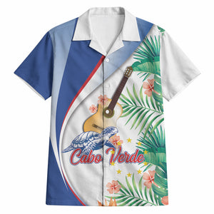 Cavaquinho Cabo Verde Hawaiian Shirt Cape Verdean Instrument Tropical Sea Turtle