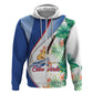 Cavaquinho Cabo Verde Hoodie Cape Verdean Instrument Tropical Sea Turtle