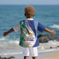 Cavaquinho Cabo Verde Kid Hawaiian Shirt Cape Verdean Instrument Tropical Sea Turtle