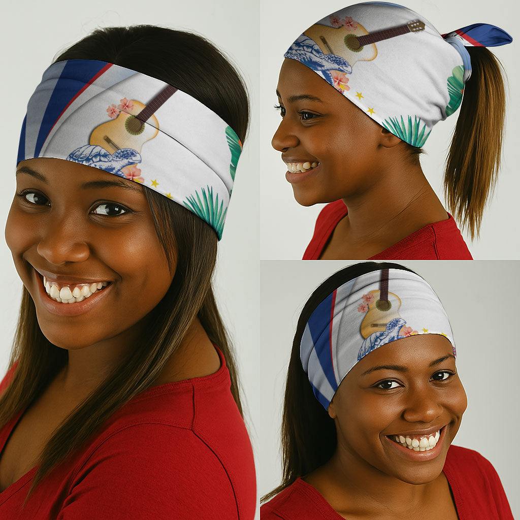 Cavaquinho Cabo Verde Neck Gaiter Cape Verdean Instrument Tropical Sea Turtle