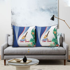 Cavaquinho Cabo Verde Pillow Cover Cape Verdean Instrument Tropical Sea Turtle