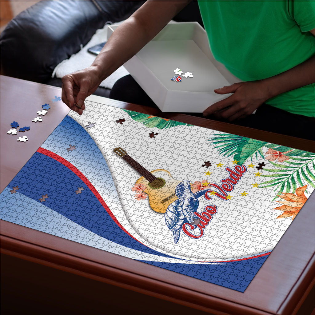 Cavaquinho Cabo Verde Puzzle Cape Verdean Instrument Tropical Sea Turtle