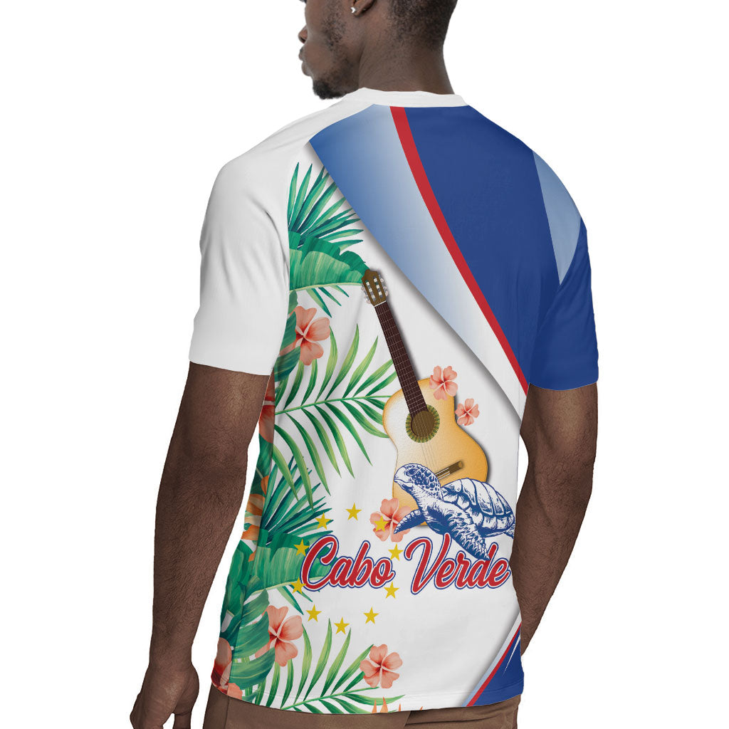 Cavaquinho Cabo Verde Rugby Jersey Cape Verdean Instrument Tropical Sea Turtle