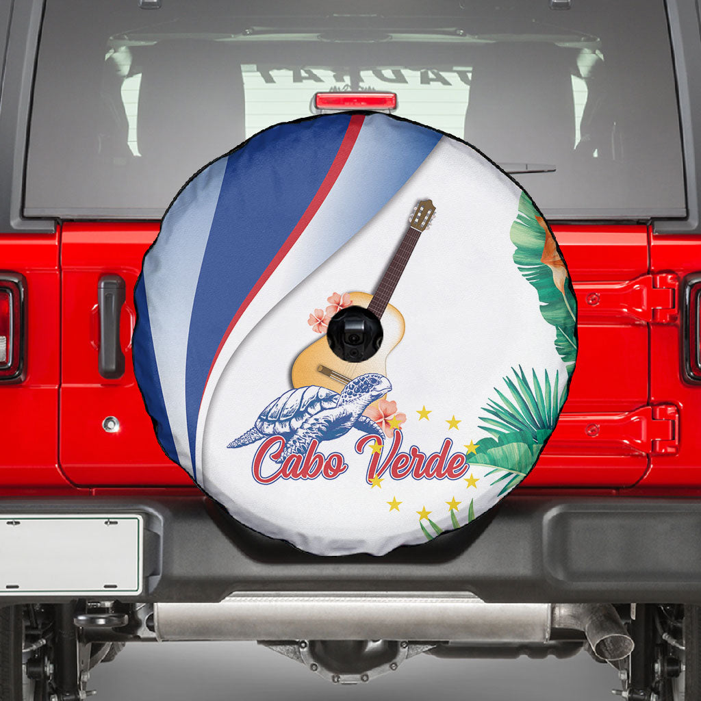 Cavaquinho Cabo Verde Spare Tire Cover Cape Verdean Instrument Tropical Sea Turtle