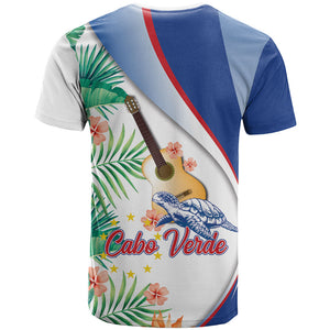 Cavaquinho Cabo Verde T shirt Cape Verdean Instrument Tropical Sea Turtle