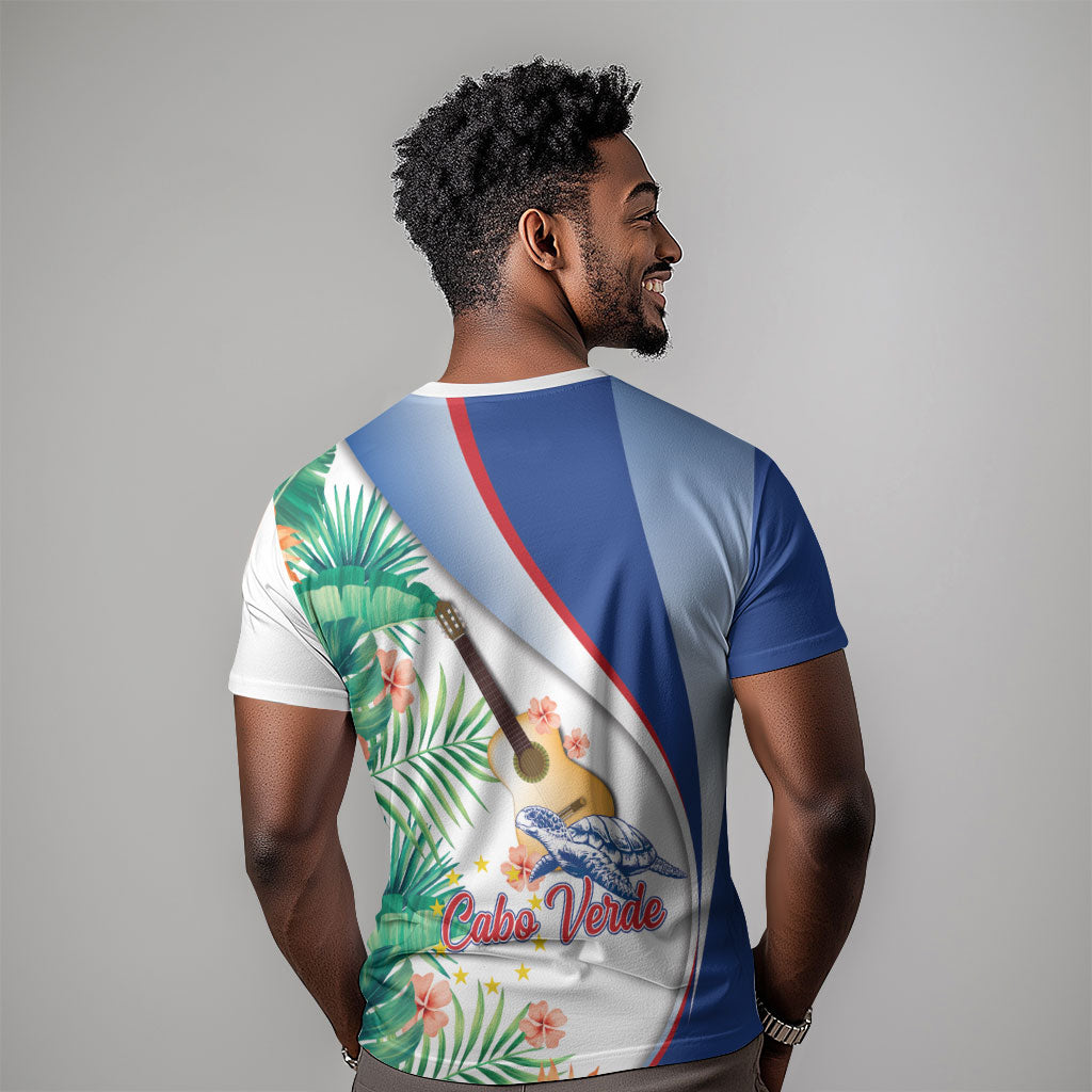 Cavaquinho Cabo Verde T shirt Cape Verdean Instrument Tropical Sea Turtle