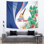 Cavaquinho Cabo Verde Tapestry Cape Verdean Instrument Tropical Sea Turtle