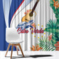 Cavaquinho Cabo Verde Window Curtain Cape Verdean Instrument Tropical Sea Turtle