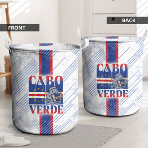 Accordion Gaita Cabo Verde Laundry Basket Cape Verdean Instrument Cute Manatee