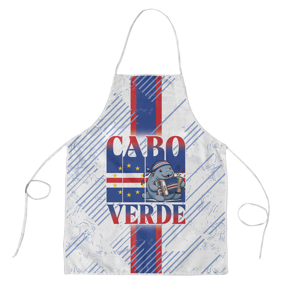 Accordion Gaita Cabo Verde Apron Cape Verdean Instrument Cute Manatee
