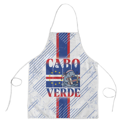 Accordion Gaita Cabo Verde Apron Cape Verdean Instrument Cute Manatee