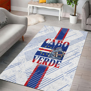 Accordion Gaita Cabo Verde Area Rug Cape Verdean Instrument Cute Manatee