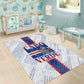 Accordion Gaita Cabo Verde Area Rug Cape Verdean Instrument Cute Manatee