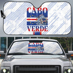 Accordion Gaita Cabo Verde Auto Sun Shade Cape Verdean Instrument Cute Manatee