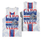 Accordion Gaita Cabo Verde Basketball Jersey Cape Verdean Instrument Cute Manatee