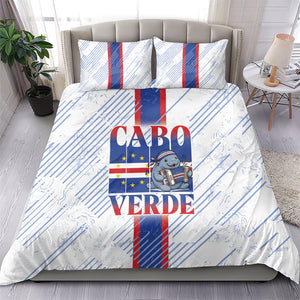 Accordion Gaita Cabo Verde Bedding Set Cape Verdean Instrument Cute Manatee