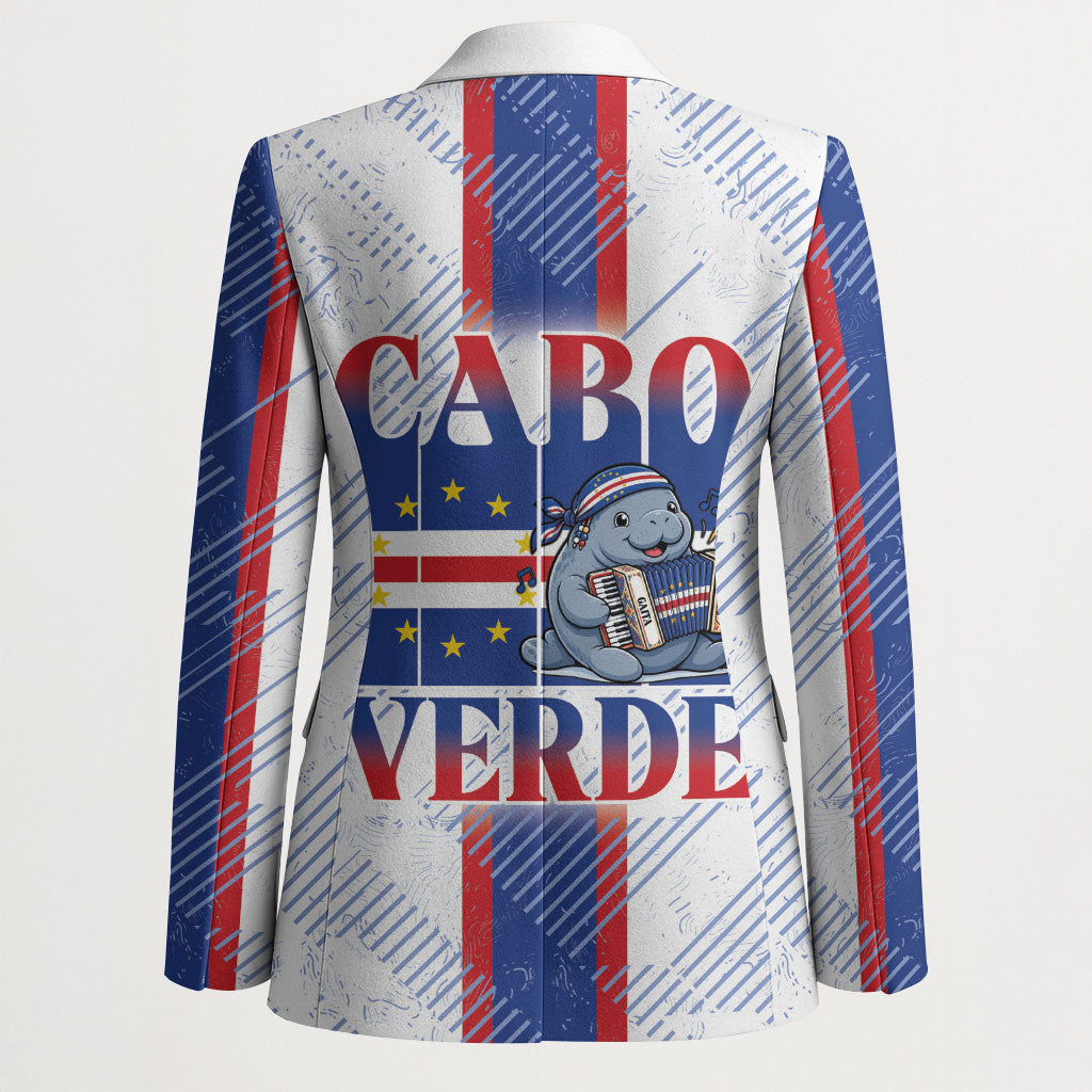 Accordion Gaita Cabo Verde Blazer Cape Verdean Instrument Cute Manatee