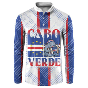 Accordion Gaita Cabo Verde Button Sweatshirt Cape Verdean Instrument Cute Manatee