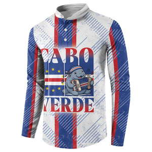 Accordion Gaita Cabo Verde Button Sweatshirt Cape Verdean Instrument Cute Manatee
