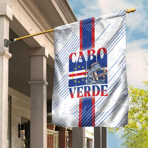 Accordion Gaita Cabo Verde Garden Flag Cape Verdean Instrument Cute Manatee