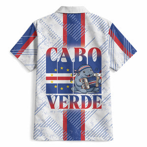 Accordion Gaita Cabo Verde Hawaiian Shirt Cape Verdean Instrument Cute Manatee