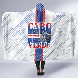 Accordion Gaita Cabo Verde Hooded Blanket Cape Verdean Instrument Cute Manatee