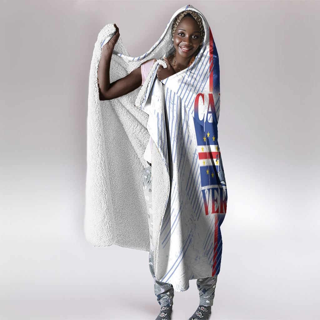 Accordion Gaita Cabo Verde Hooded Blanket Cape Verdean Instrument Cute Manatee