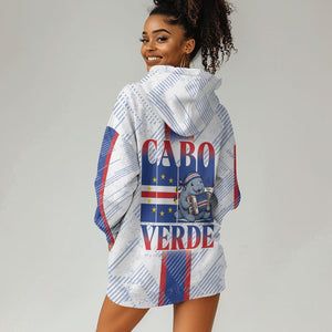 Accordion Gaita Cabo Verde Hoodie Dress Cape Verdean Instrument Cute Manatee