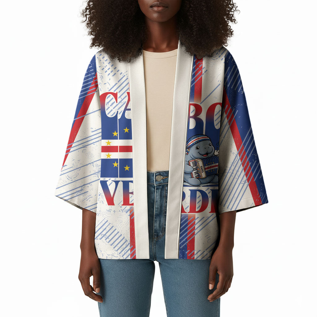 Accordion Gaita Cabo Verde Kimono Cape Verdean Instrument Cute Manatee