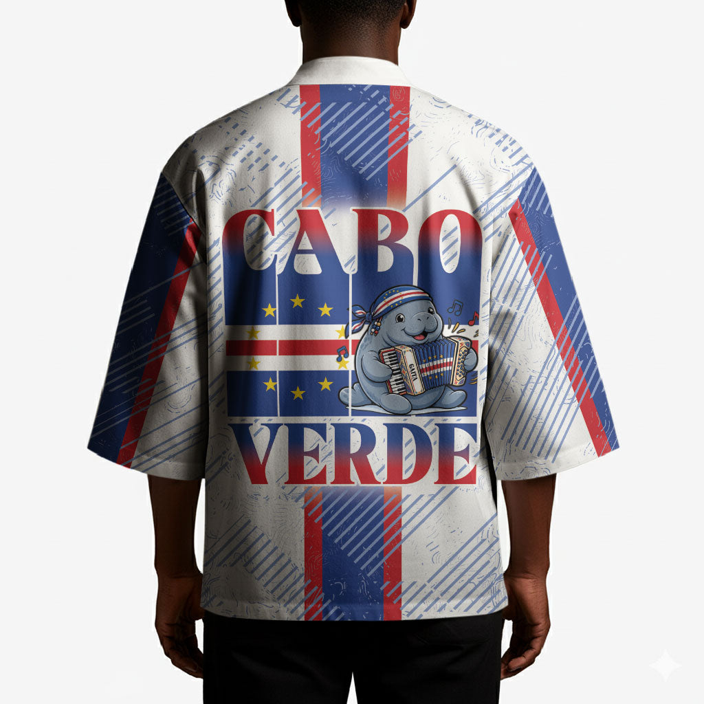 Accordion Gaita Cabo Verde Kimono Cape Verdean Instrument Cute Manatee
