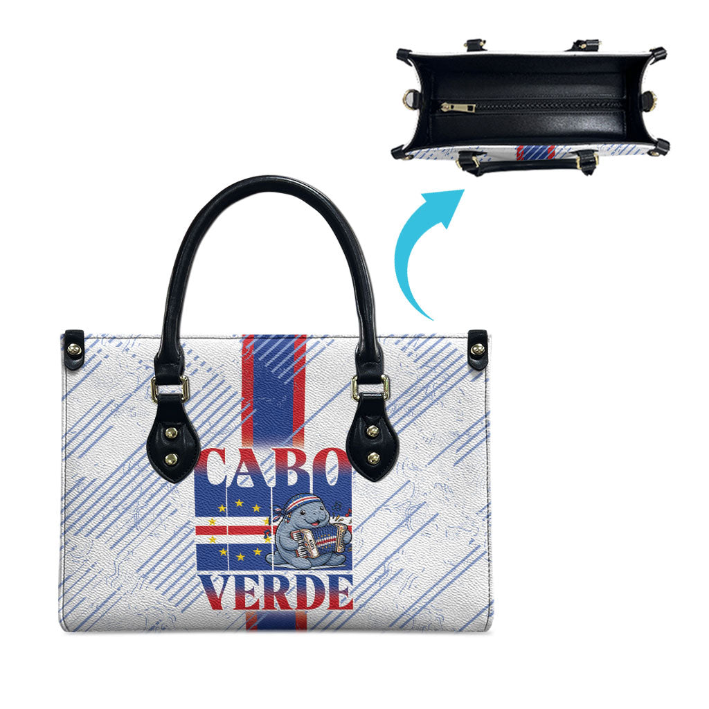 Accordion Gaita Cabo Verde Leather Bag Cape Verdean Instrument Cute Manatee