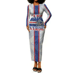 Accordion Gaita Cabo Verde Long Sleeve Bodycon Dress Cape Verdean Instrument Cute Manatee
