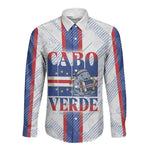 Accordion Gaita Cabo Verde Long Sleeve Button Shirt Cape Verdean Instrument Cute Manatee