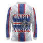 Accordion Gaita Cabo Verde Long Sleeve Polo Shirt Cape Verdean Instrument Cute Manatee