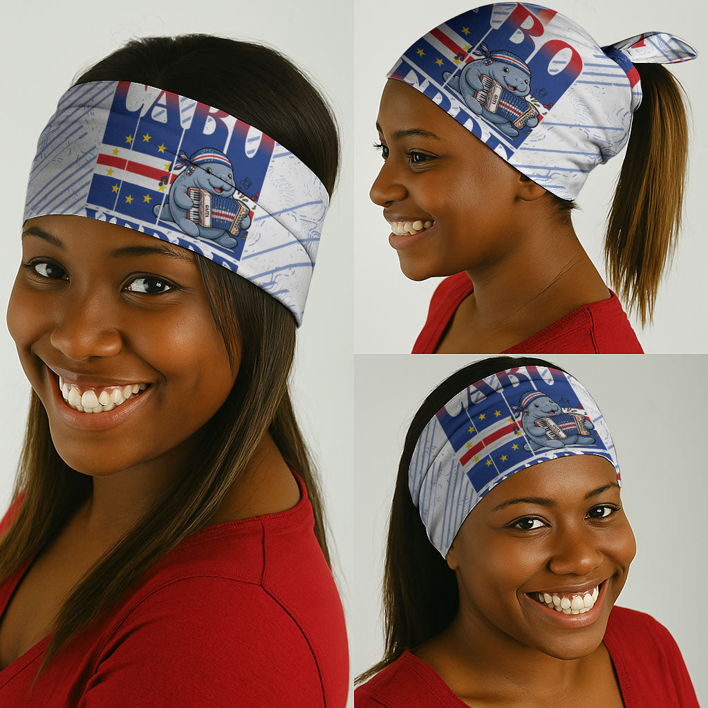 Accordion Gaita Cabo Verde Neck Gaiter Cape Verdean Instrument Cute Manatee