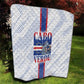 Accordion Gaita Cabo Verde Quilt Cape Verdean Instrument Cute Manatee