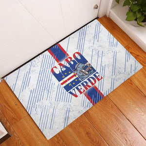 Accordion Gaita Cabo Verde Rubber Doormat Cape Verdean Instrument Cute Manatee