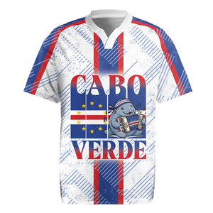Accordion Gaita Cabo Verde Rugby Jersey Cape Verdean Instrument Cute Manatee
