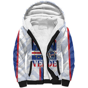 Accordion Gaita Cabo Verde Sherpa Hoodie Cape Verdean Instrument Cute Manatee