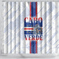 Accordion Gaita Cabo Verde Shower Curtain Cape Verdean Instrument Cute Manatee