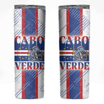 Accordion Gaita Cabo Verde Skinny Tumbler Cape Verdean Instrument Cute Manatee