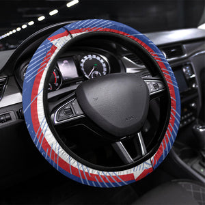 Accordion Gaita Cabo Verde Steering Wheel Cover Cape Verdean Instrument Cute Manatee